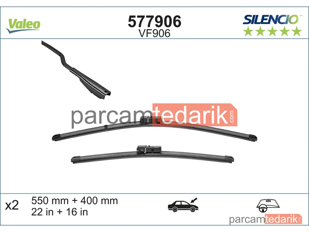 577906 | Silecek Süpürgesi (400 mm) — Ford Ecosport